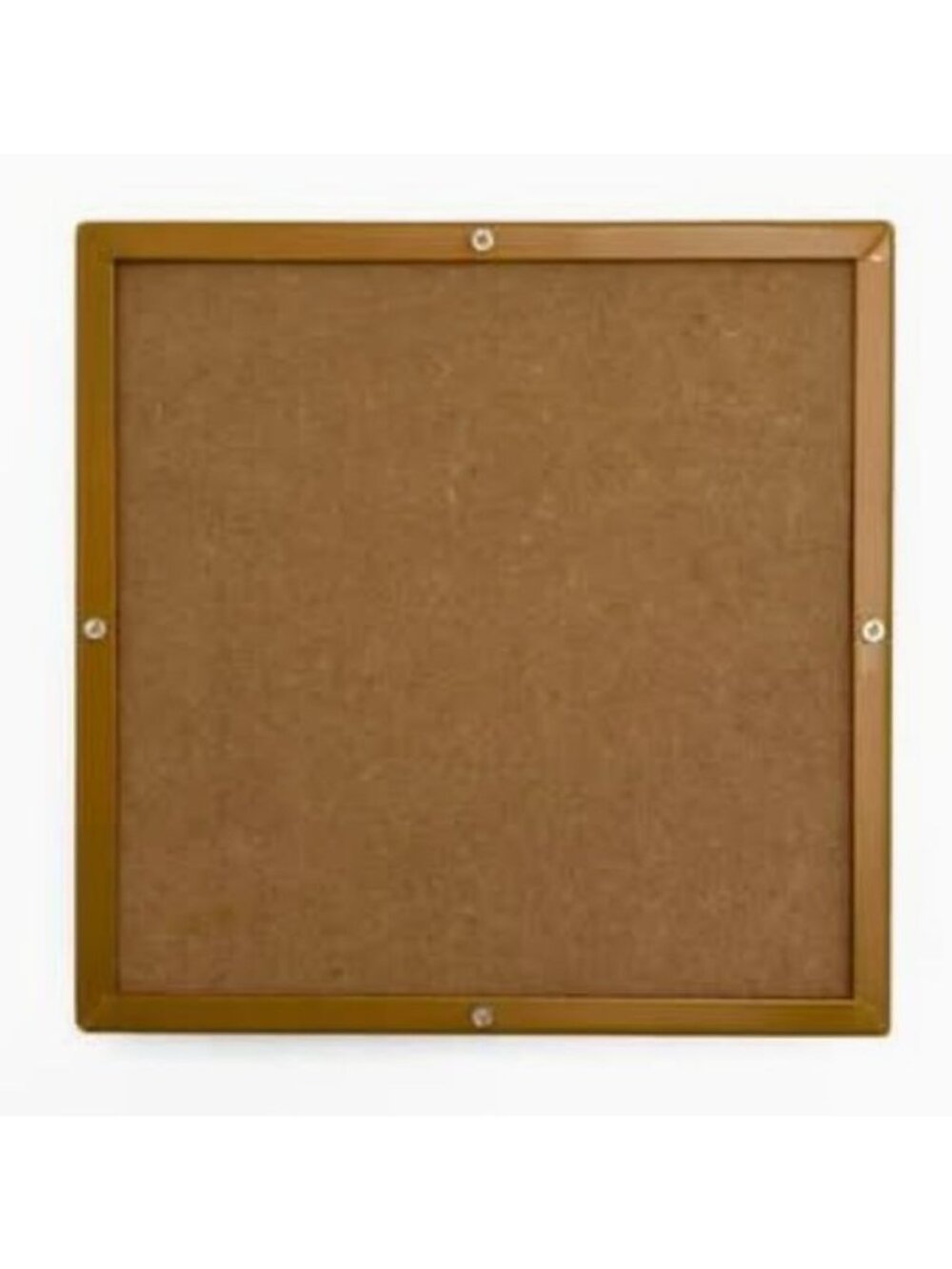 Decorative Wooden Tray With Gold-Tone House Border 5.9x5.9 Inches Rustic Chic Ta - Picture 6 of 6